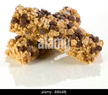 Chocolate Chip barrette di cereali Foto Stock