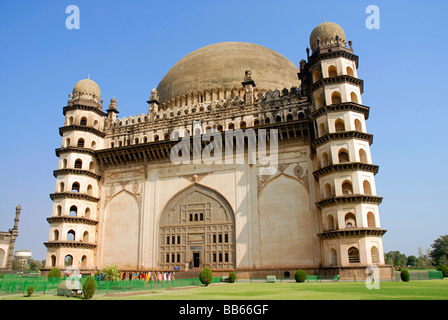 Bijapur - Karnataka, Gol Gumbaz, Generale - Visualizza. Foto Stock