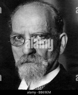 Husserl, Edmund, 8.4.1859 - 26.4.1938, filosofo tedesco, ritratto, , Foto Stock