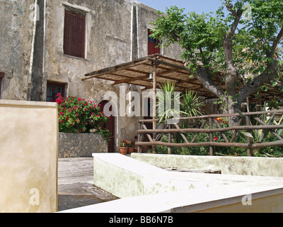 La Grecia. Creta. Monastero di Preveli Foto Stock