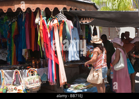 Craft Market Negozio di souvenir philipsburg St Martin St Maarten Foto Stock