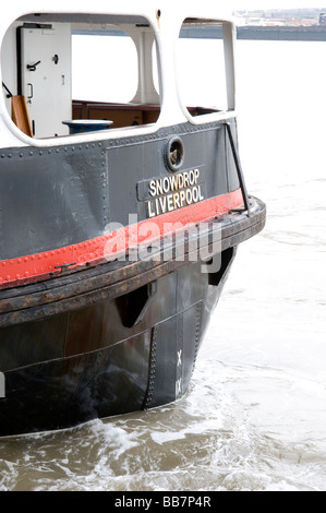Mersey Ferry Boat Snowdrop Liverpool Foto Stock