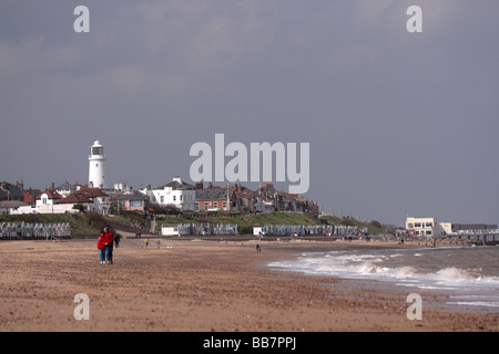 Southwold dalla spiaggia Foto Stock