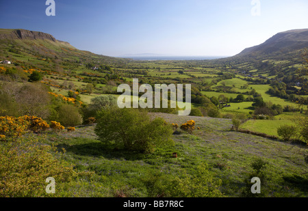 Glenariff glen valley County Antrim Irlanda del Nord Regno Unito Foto Stock