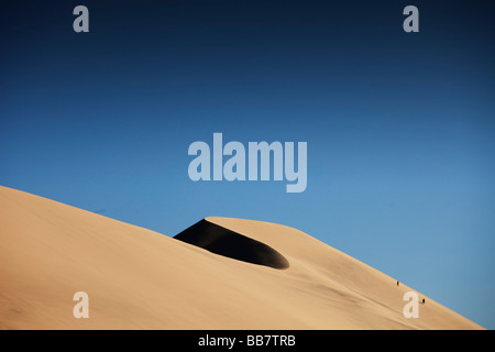 Modelli di sabbia sulle dune di Eureka nel Parco Nazionale della Valle della Morte in California USA Foto Stock