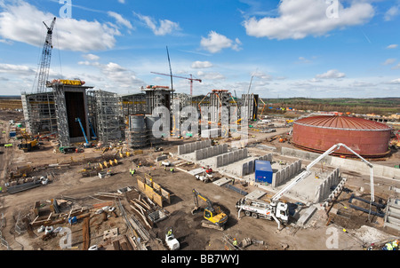 Staythorpe turbina a gas a ciclo combinato power station in costruzione Foto Stock