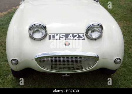 Austin Healey Sprite, noto anche come "frogeye' o 'bugeye", Wallingford classico auto da rally, Oxfordshire, Regno Unito Foto Stock