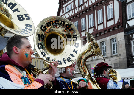 Gmendr Gassafetza band, 26. International Guggenmusiktreffen, Guggen Folk Music Festival, XIV e XV del febbraio 2009, Foto Stock