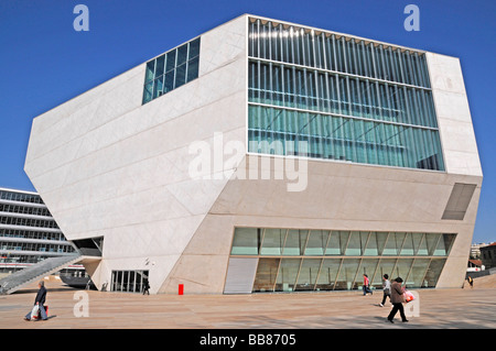 Casa da Mùsica, vista parziale apertura 2005, comunali concert house, Porto, Portogallo settentrionale, Europa Foto Stock