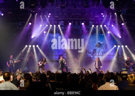 Il tedesco power-metal band Avantasia suonare dal vivo presso il Festival Rocksound in Huttwil, Svizzera Foto Stock