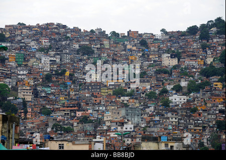 Favela in Rio de Janeiro, Brasile, Sud America Foto Stock