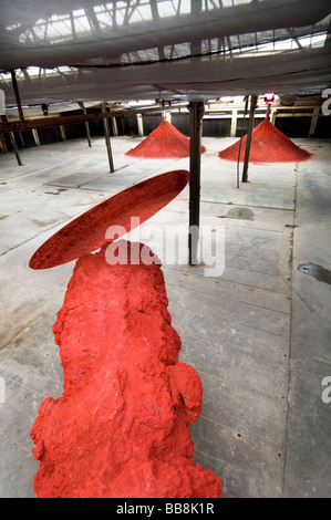 Scultore Anish Kapoor's commissionato specifica per il sito scultura smembramento di Jeanne d'Arc 2009 al 2009 al Festival di Brighton. Foto Stock