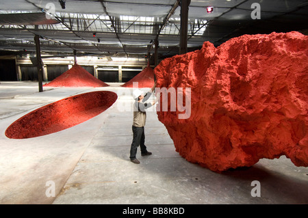 Scultore Anish Kapoor's commissionato specifica per il sito scultura smembramento di Jeanne d'Arc 2009 al 2009 al Festival di Brighton. Foto Stock