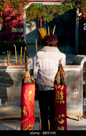 Asia cina hong kong Lantau Monastero Po Lin 2008 Foto Stock