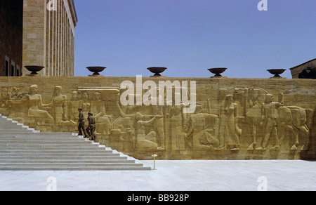 Anıtkabir, Atatürk il mausoleo di Ankara Turchia 680630 018 Foto Stock