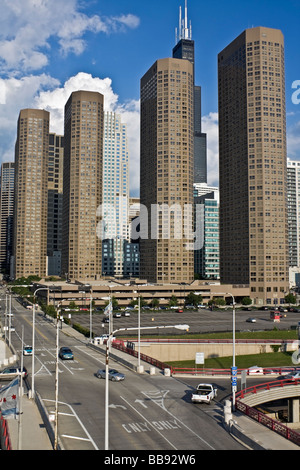 Torri presidenziale in Chicago Foto Stock