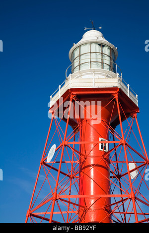 Il restaurato a sud Nettuno Island Lighthouse presso la Queen's Wharf, Port Adelaide. Adelaide, South Australia, Australia Foto Stock