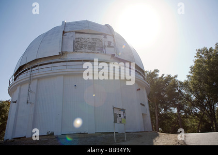 Osservatorio di Mount Wilson (FMO) è un osservatorio astronomico del telescopio nella Contea di Los Angeles, California Montagne di San Gabriel Foto Stock