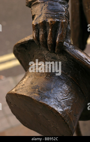 Beau Brummell statua Jermyn Street London REGNO UNITO Foto Stock