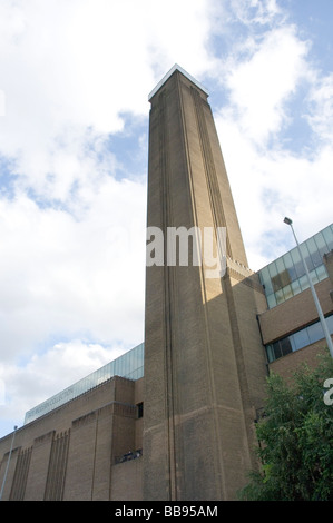 Il camino presso la galleria d'arte Tate Modern a Londra Regno Unito Foto Stock
