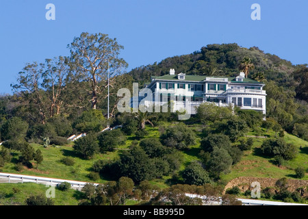 La Wrigley Mansion sull isola Catalina California USA Foto Stock