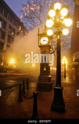 Il clock di vapore Gastown Vancouver British Columbia Canada Foto Stock