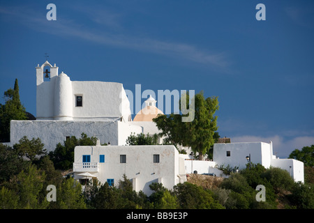 Santa Eulalia Chiesa Ibiza Isole Baleari Spagna Foto Stock