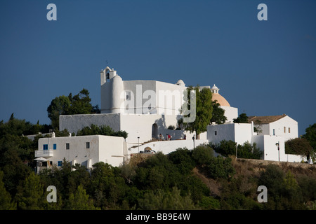 Santa Eulalia Chiesa Ibiza Isole Baleari Spagna Foto Stock