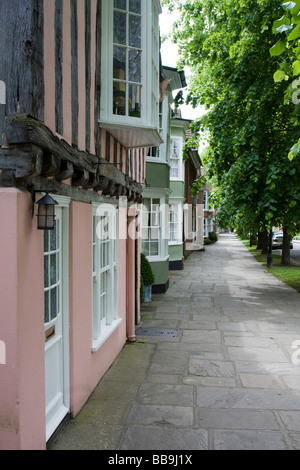 La causeway horsham town center high street shopping Sussex England Regno unito Gb Foto Stock