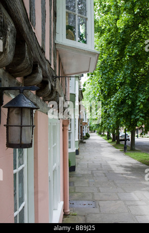 La causeway horsham town center high street shopping Sussex England Regno unito Gb Foto Stock