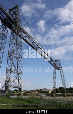 Pont Transbordeur attraverso La Charente Rochefort Francia Maggio 2009 Foto Stock