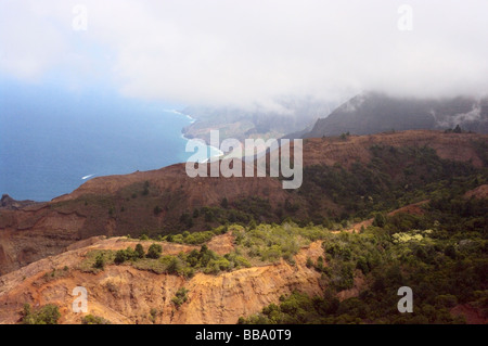 Il Waimea Canyon Rim Kauai HI Foto Stock