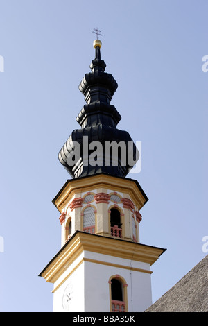 Chiesa dei Pellegrini Saint Leonard am Wonneberg Torre Campanaria Foto Stock