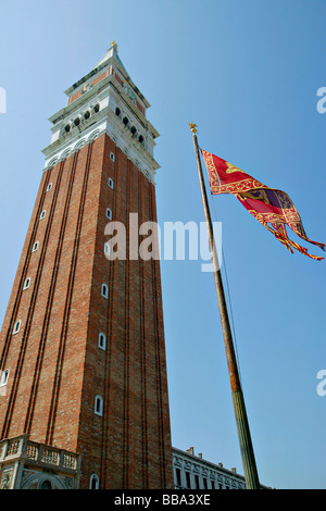 Campanile di San Marco, Venezia, Italia e Europa Foto Stock