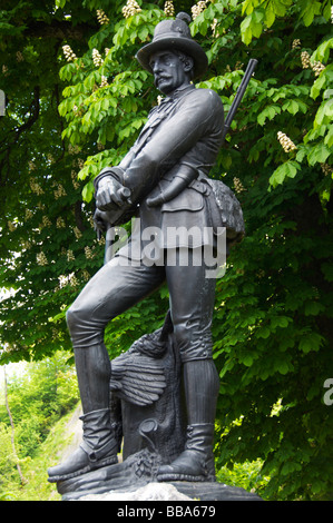 Statua di John Arciduca d'Austria, Bad Aussee, regione del Salzkammergut, Stiria, Austria, Europa Foto Stock