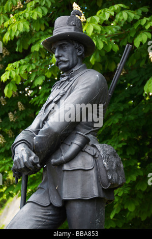 Statua di John Arciduca d'Austria, Bad Aussee, regione del Salzkammergut, Stiria, Austria, Europa Foto Stock