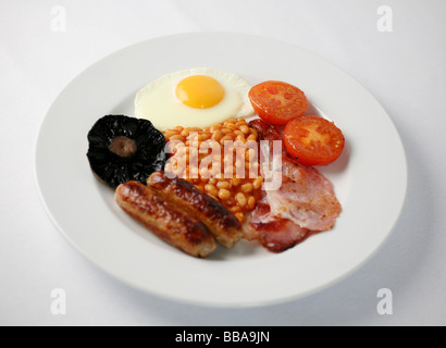 Una colazione inglese completa Foto Stock