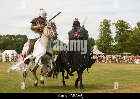 Festival dei cavalieri, knigths, segala, Kent, Sud dell'Inghilterra, Inghilterra, Gran Bretagna, Europa Foto Stock