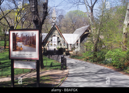 The Dairy Visitor Center e negozio di articoli da regalo, Central Park Conservancy, Central Park, Central Park Conservancy in Spring, New York City USA Foto Stock