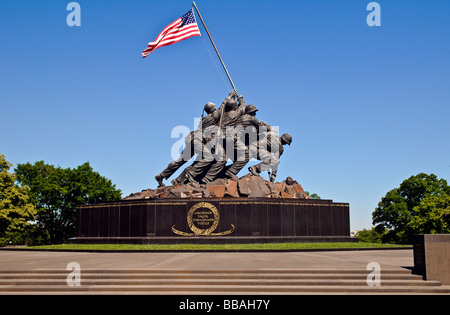 L'Iwo Jima Memorial, Corpo della Marina degli Stati Uniti, Arlington Virginia Foto Stock