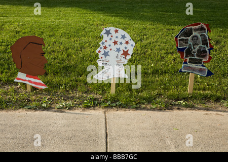 Abraham Lincoln testine a scuola elementare Waterloo New York Seneca County Regione dei Laghi Finger Foto Stock