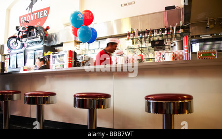 Vecchio American diner, San Francisco Foto Stock