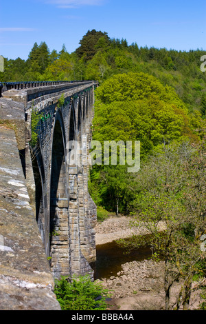 Lambley Viaduct vicino Coanwood nel sud del fiume Tyne Valley, Tynedale, Northumberland Foto Stock