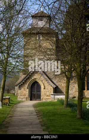 San Giovanni Evangelista Chiesa Wotton Surrey in Inghilterra Foto Stock