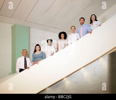 Ritratto di lavoratori di office Foto Stock