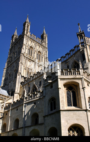 La cattedrale di Gloucester, Gloucestershire, England, Regno Unito Foto Stock