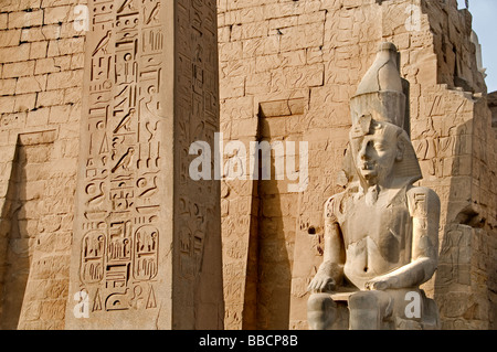 Tempio di Luxor in Egitto è stata la casa di Amon Ra. Foto Stock