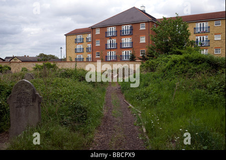 Woodgrange Park Cemetery a Newham Essex un privatamente posseduto e gestito il cimitero Foto Stock