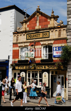 Market Inn, limone Quay, Truro, Cornwall, Regno Unito Foto Stock