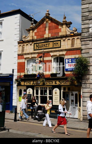 Market Inn, limone Quay, Truro, Cornwall, Regno Unito Foto Stock